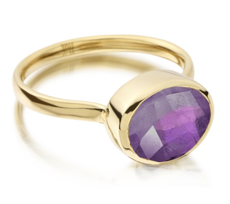 Gp Candy Ring - Amethyst - Monica Vinader