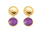 Mini Luna Stud Earring - Monica Vinader