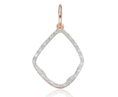Riva Diamond Hoop Pendant - Monica Vinader