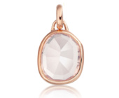 Siren Medium Bezel Pendant - Monica Vinader